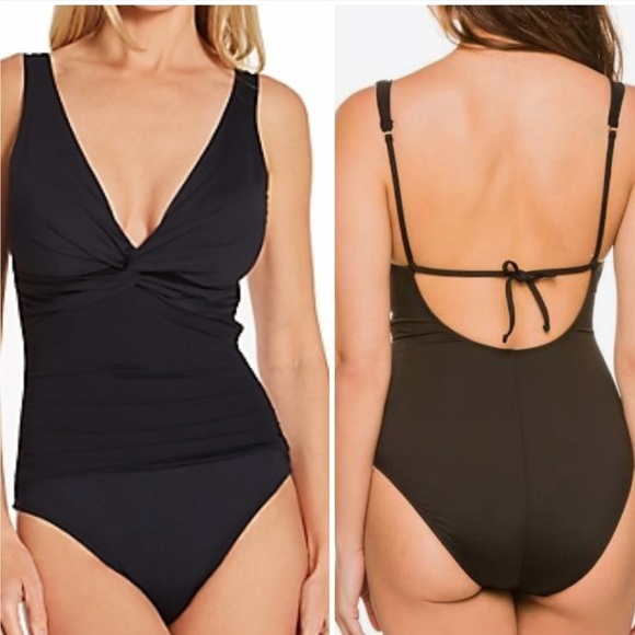 La Blanca Other - La Blanca Island Goddess Mio black one piece! NWOT